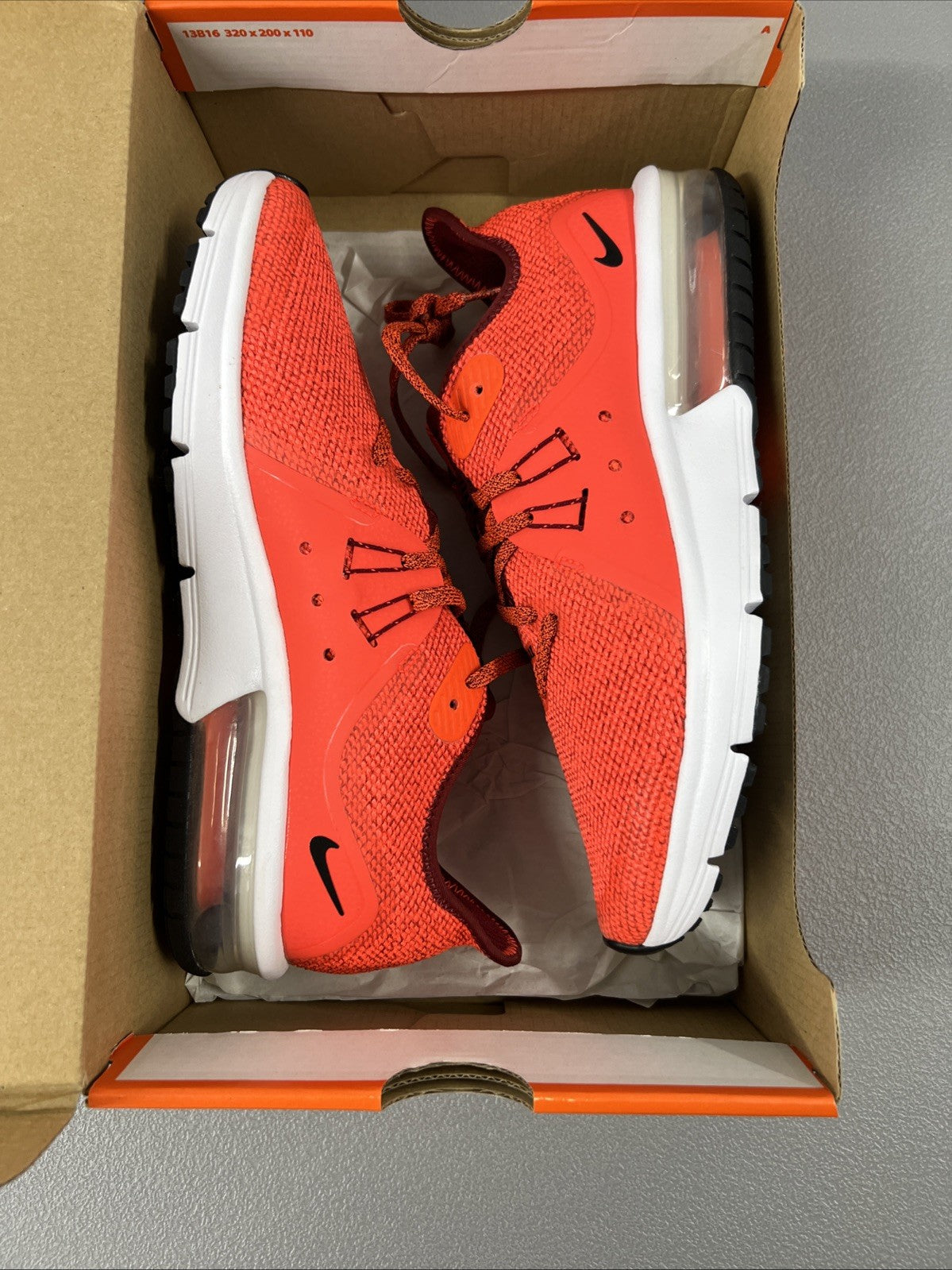 Size 7Y or 8.5 Wmns Nike Air Max Sequent 3 GS 'Team Red'