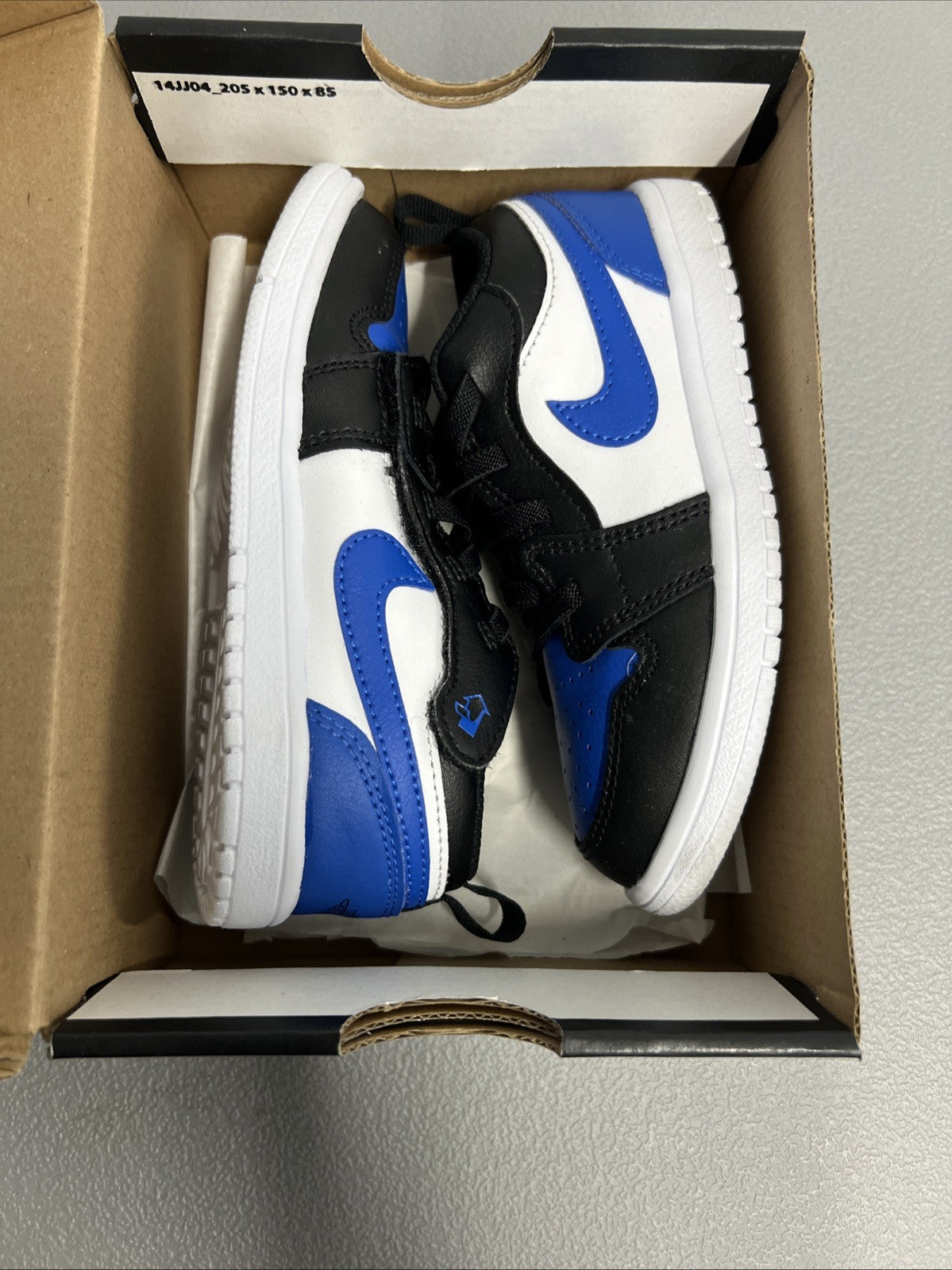 Size 10C - Jordan 1 Retro Low ALT Alternate Royal Toe (Toddler)