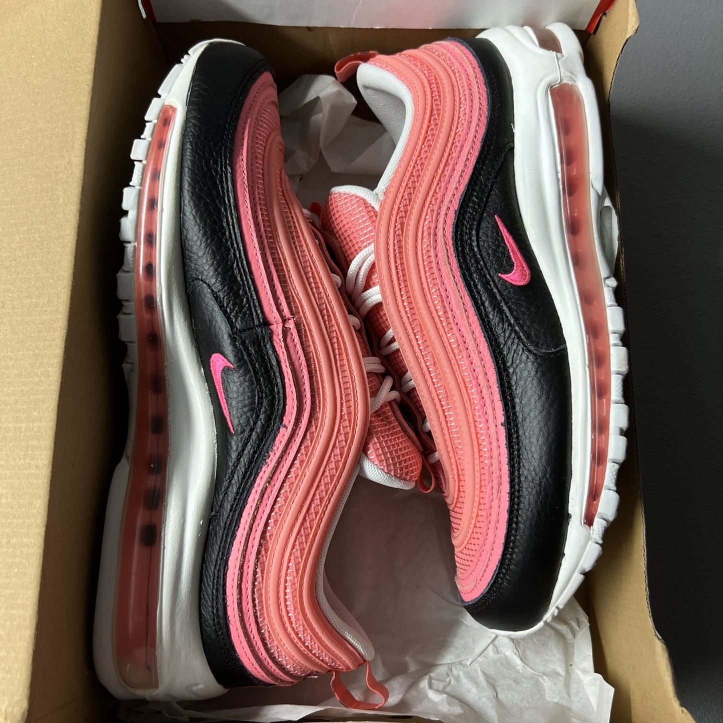 Size 11 Men’s or 12.5 Wmns - Nike Air Max 97 ‘Pink Glaze Black’