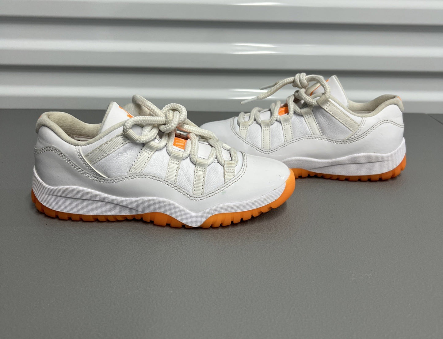Size 3Y- Jordan 11 Retro Low ‘Bright Citrus’
