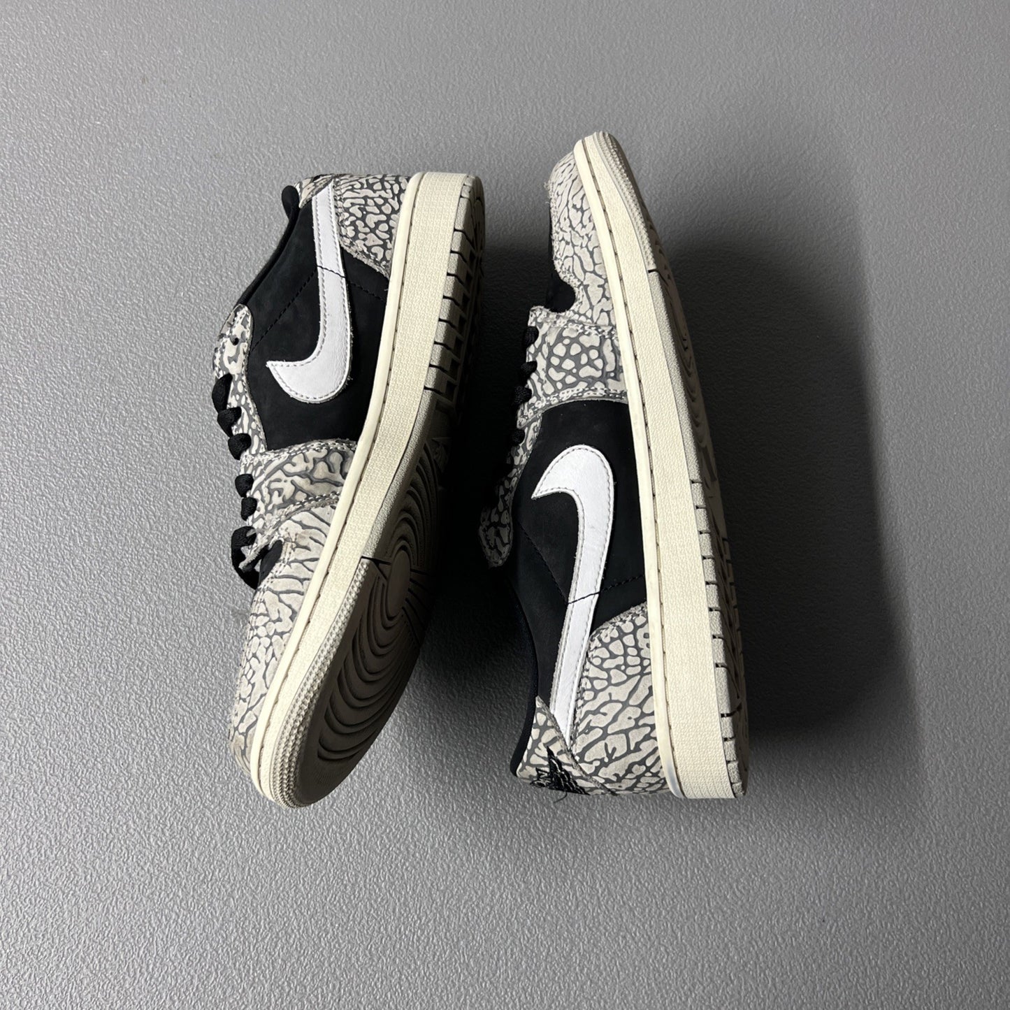 Size 9 Men’s or 10.5 Women’s - Jordan 1 Retro Low OG ‘Black Cement’