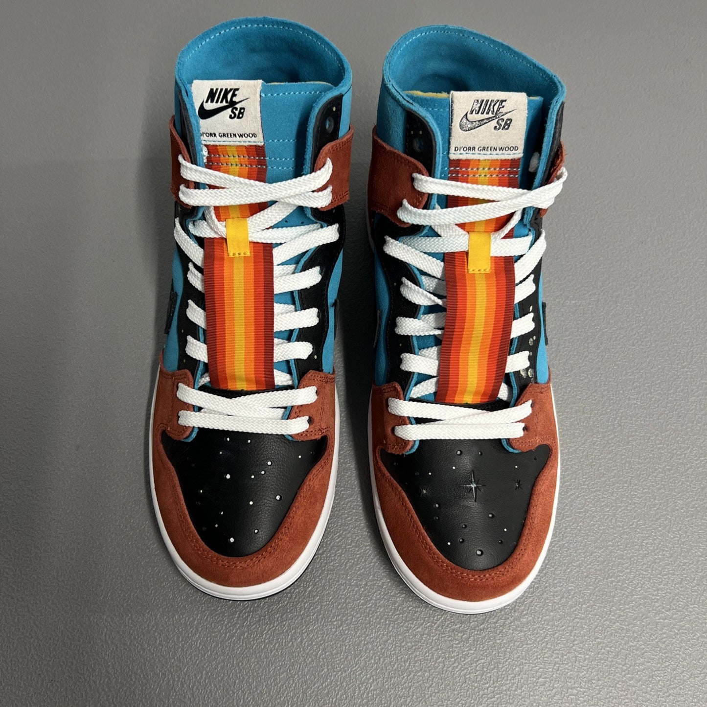 Size 10 - Nike Di’orr Greenwood x Dunk SB High Navajo Arts