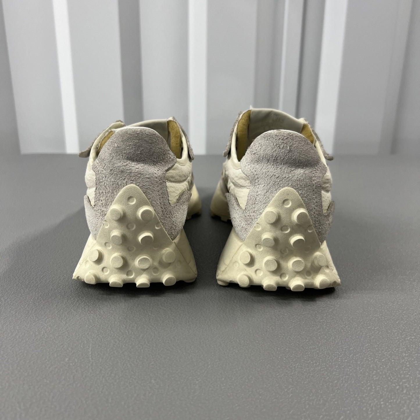 Size 8 - New Balance 327 (Sample) Cream White