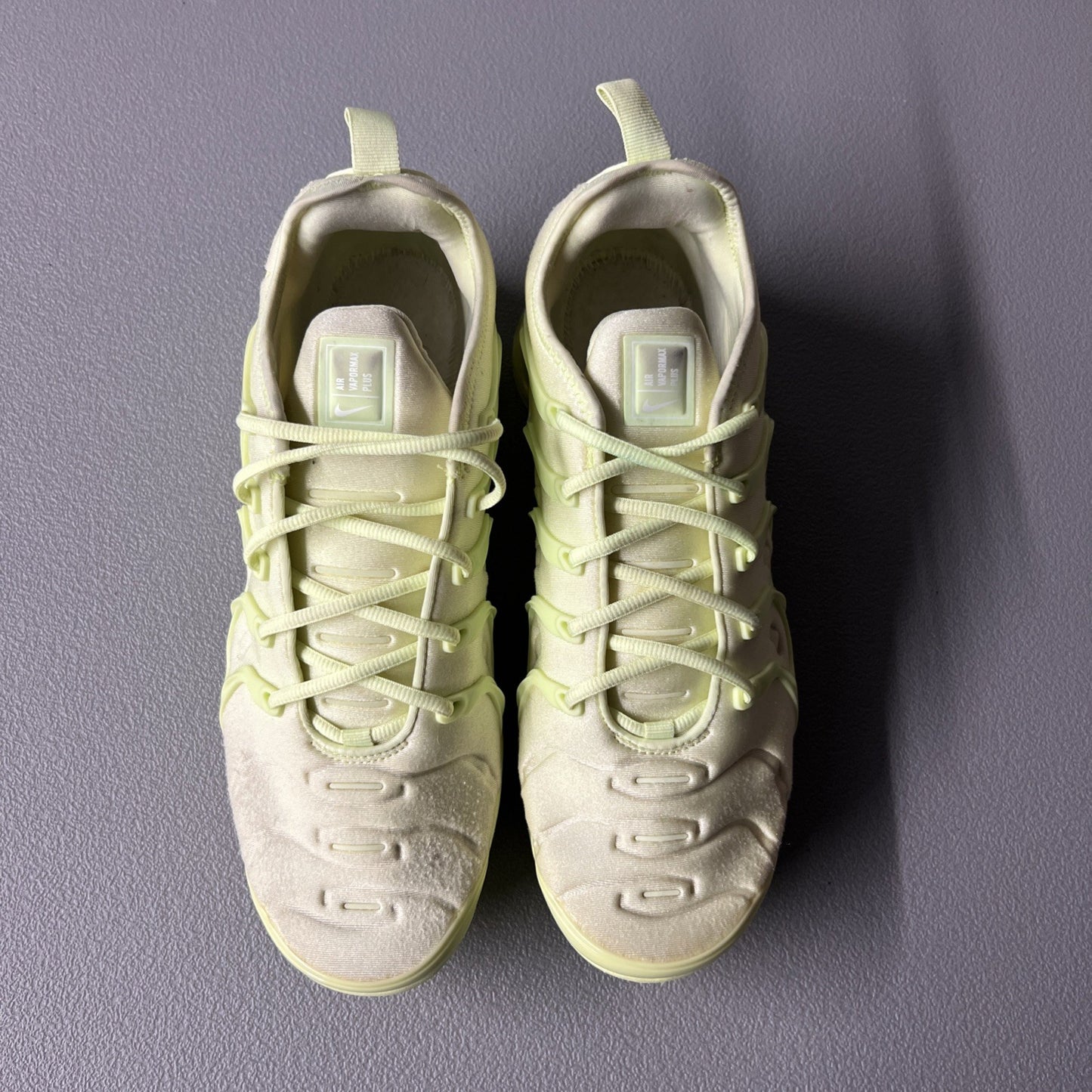 Size 12 Women’s or 10.5 Men’s- Nike Air VaporMax Plus Barely Volt