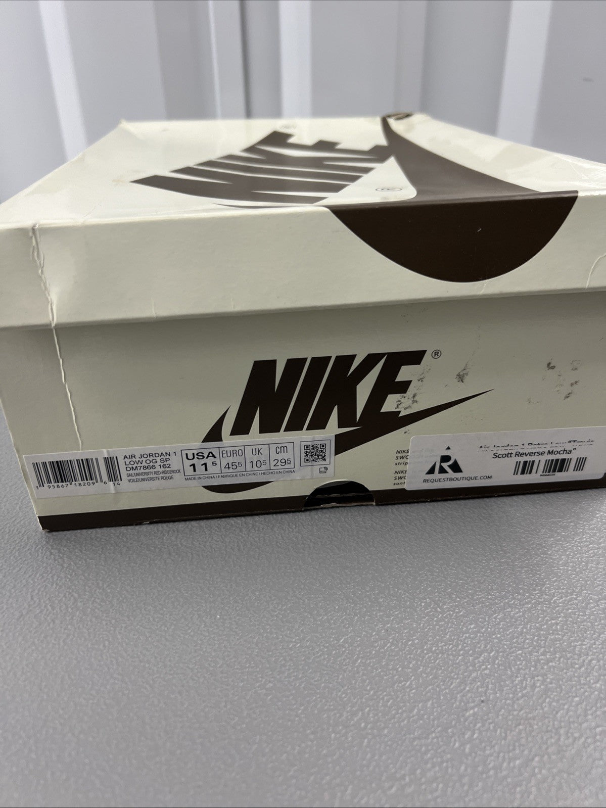 Size 11.5 - Air Jordan 1 Low Travis Scott Reverse Mocha