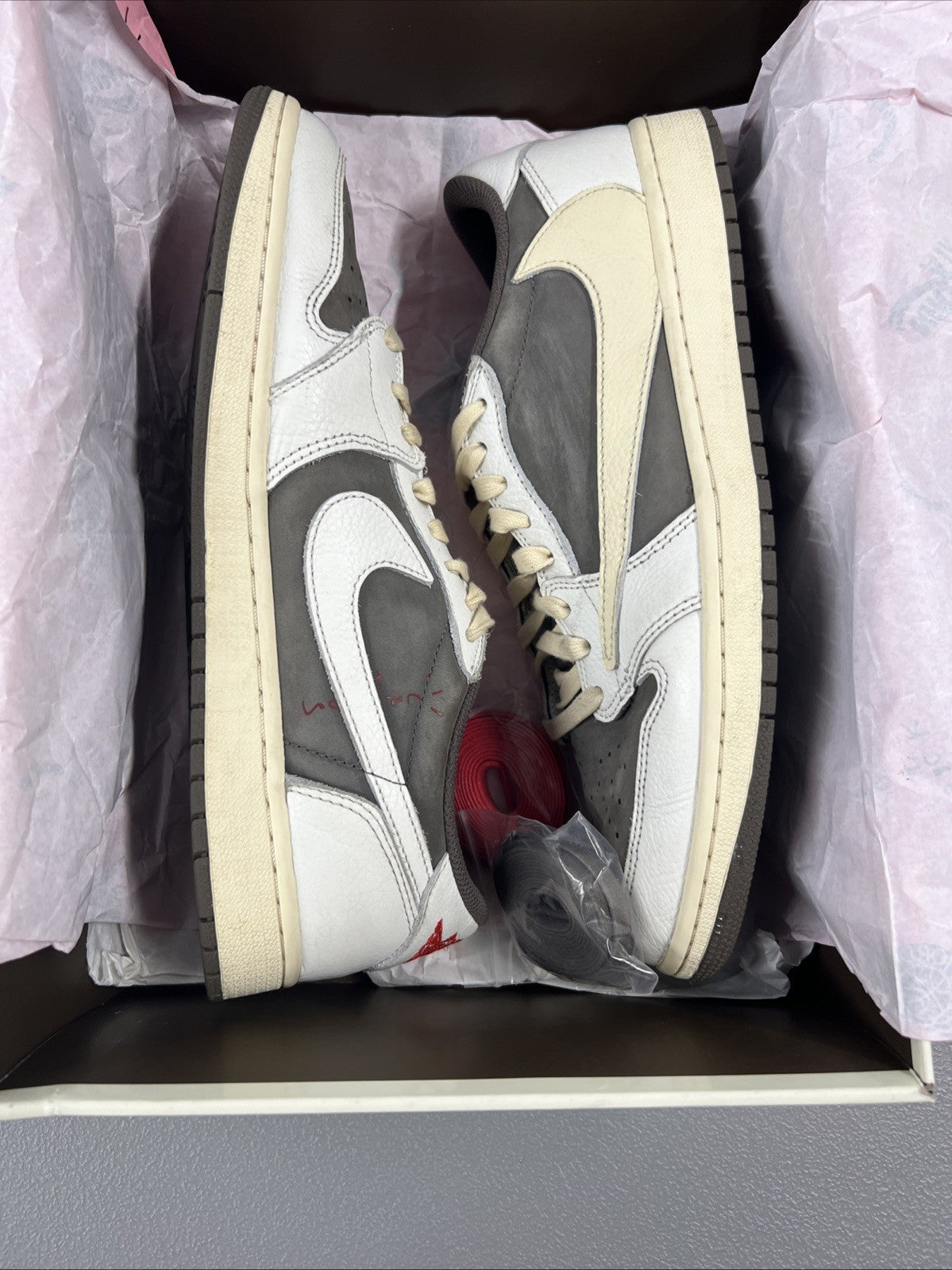 Size 11.5 - Air Jordan 1 Low Travis Scott Reverse Mocha