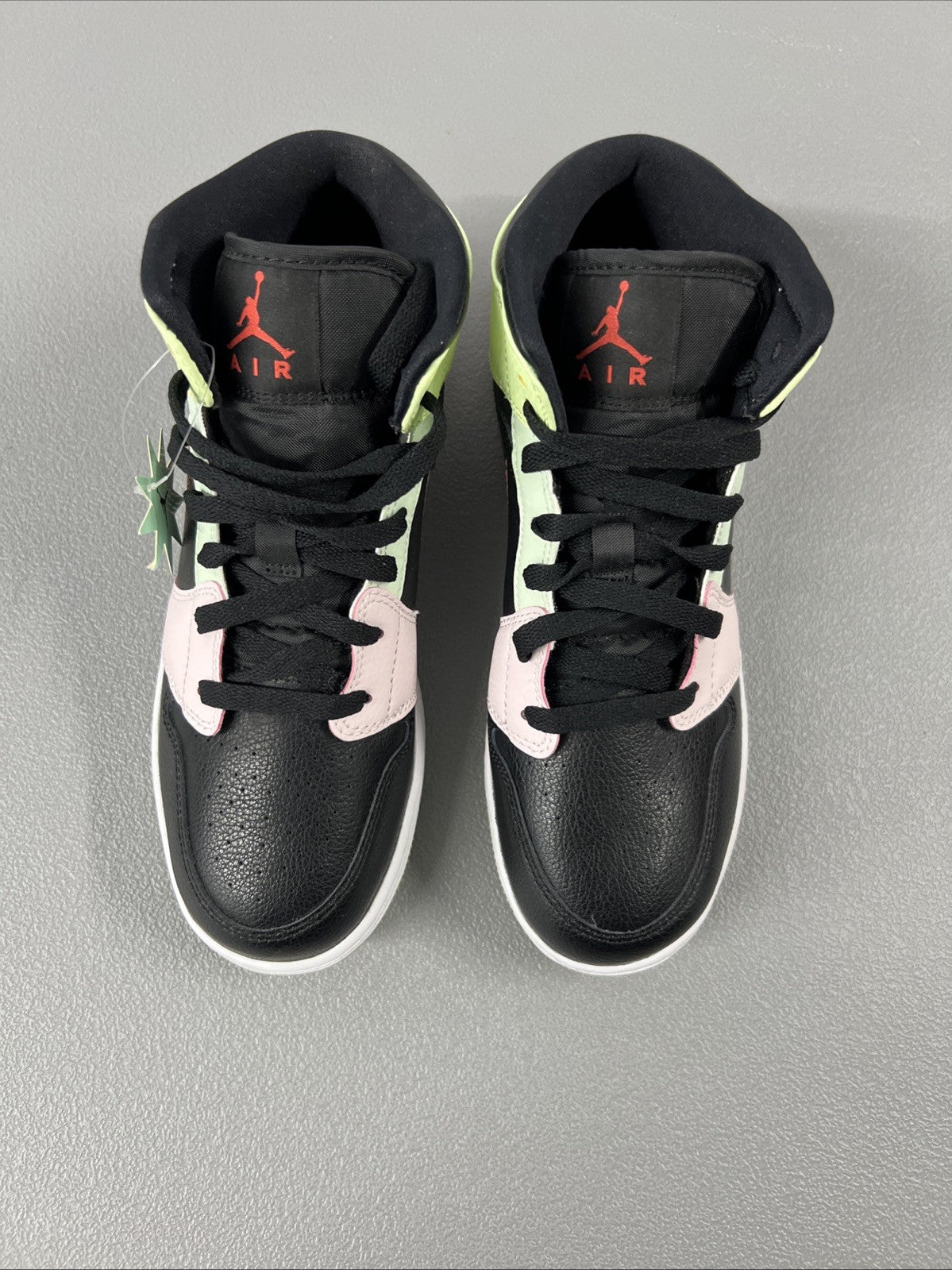 Size 7Y or 8.5 Wmns- Jordan 1 Mid Glow-In-The-Dark (GS)