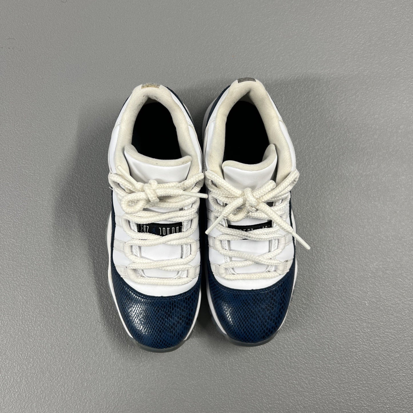 Size 6Y - Jordan 11 Retro Low GS 'Navy Snakeskin' 2019
