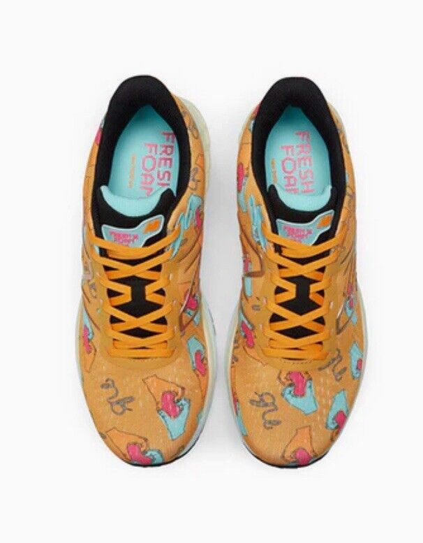 Size 9-New Balance Fresh Foam 880 "Orange/Graphic"