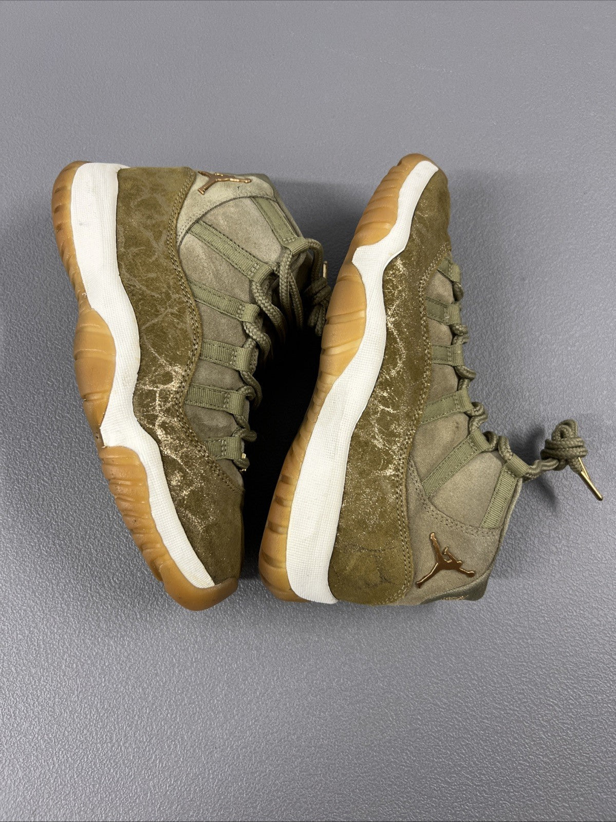 Size 8.5-Jordan 11 Retro ‘Olive Lux’ Women’s