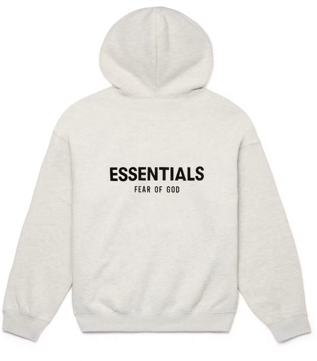 Fear Of God Essentials Hoodie Light Oatmeal Size Large