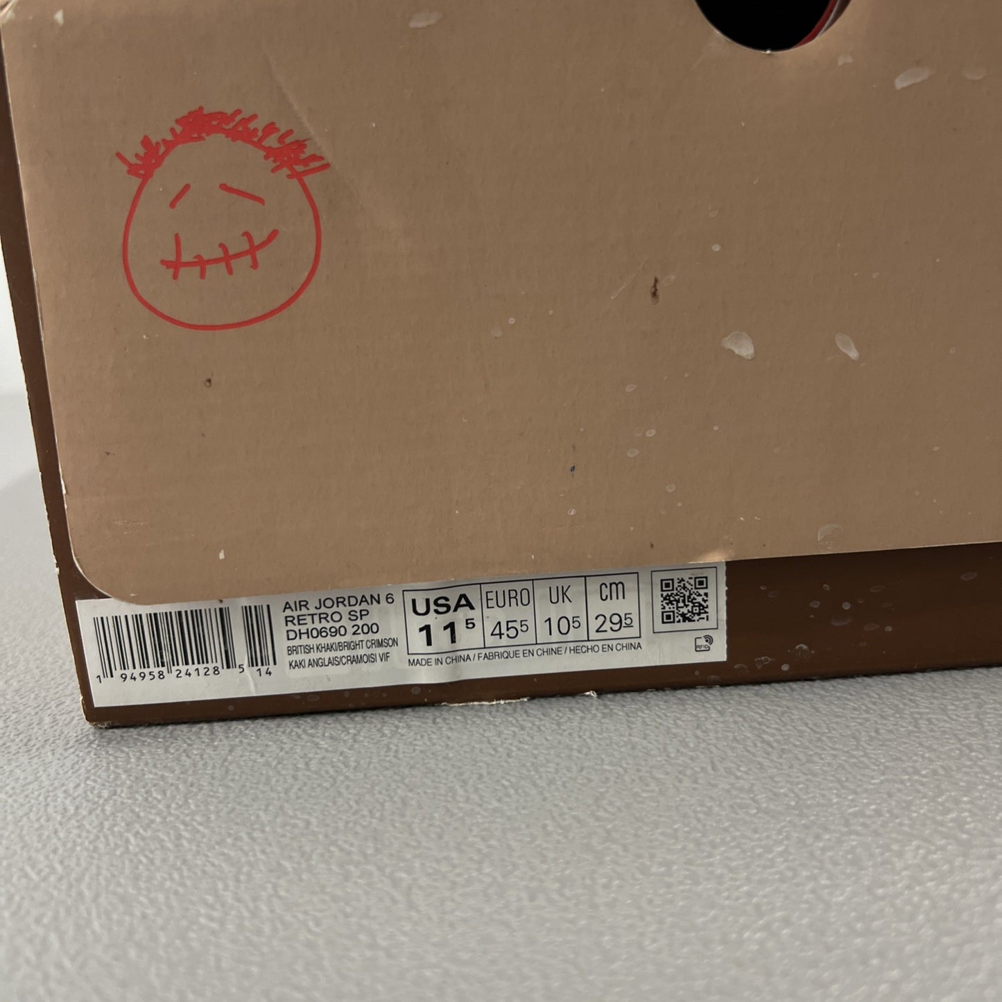 Size 11.5 - Jordan 6 Retro x Travis Scott Mid British Khaki