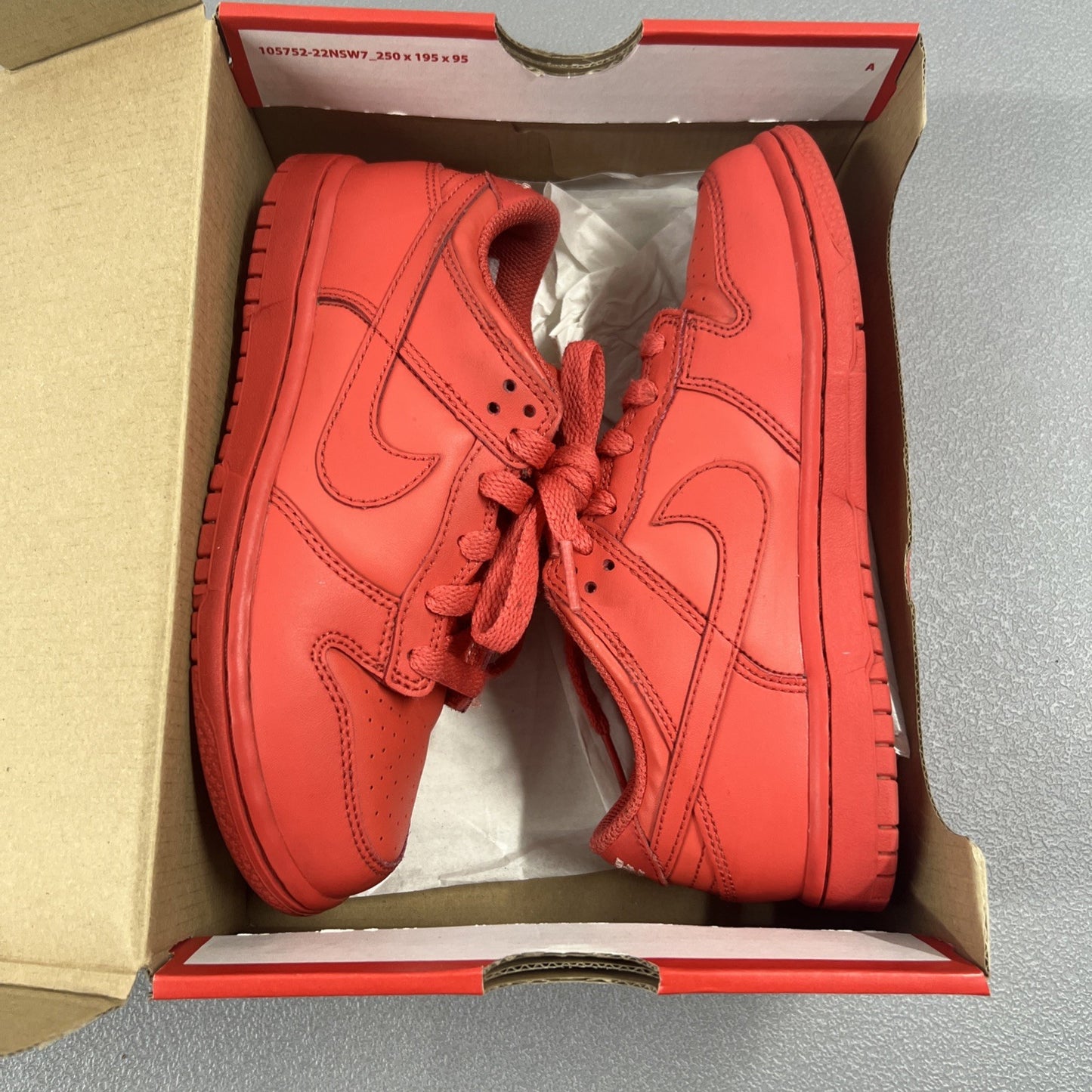 Size 2Y - Nike Dunk Low ‘Track Red’ (GS)