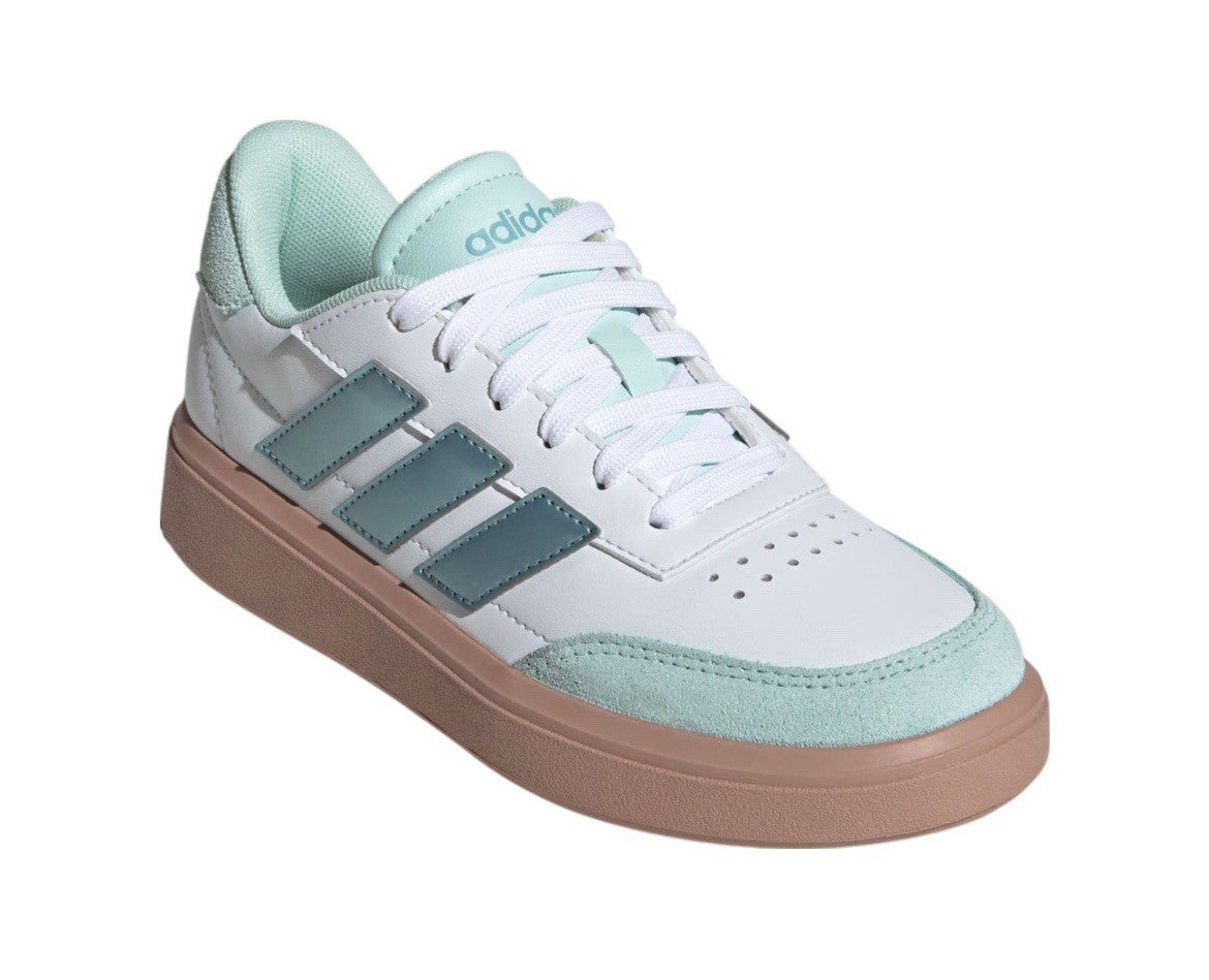 Size 6.5 Y or 8 Wmns- adidas Courtblock ‘Cloud White Halo Mint’