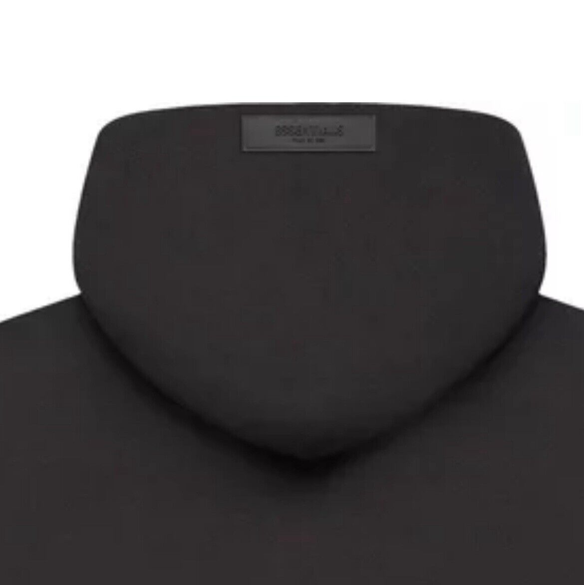 Fear of God Essentials Relaxed Hoodie 'Iron' Black -Medium