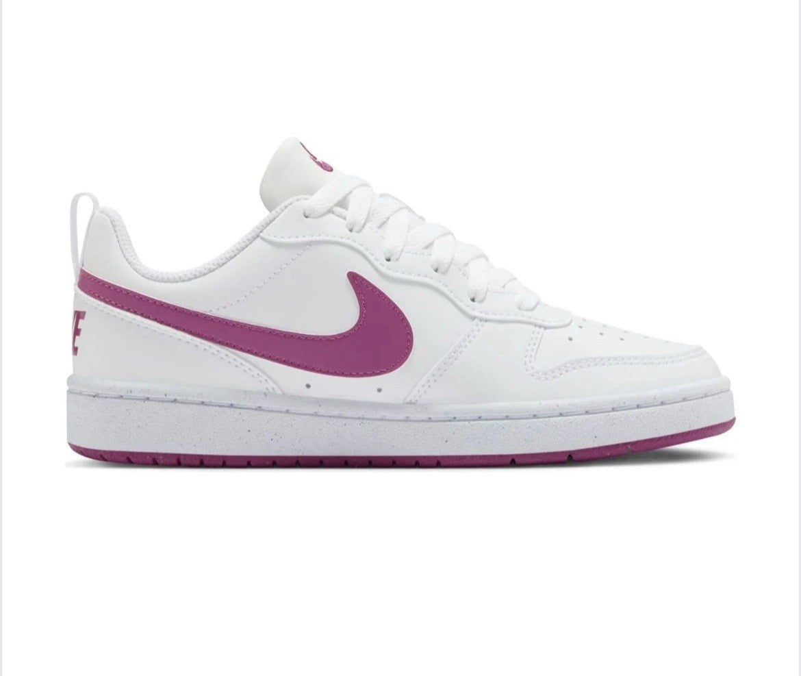Size 6Y or 7.5 Wmns- Nike Court Borough Low Recraft Pink Foam White (GS)