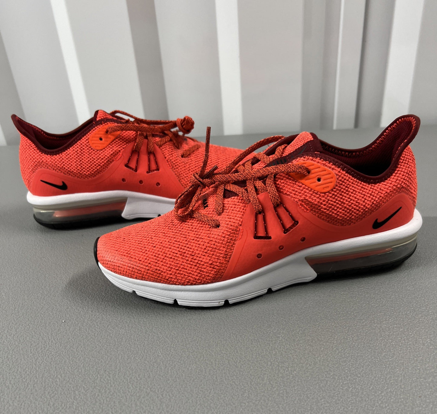 Size 7Y or 8.5 Wmns Nike Air Max Sequent 3 GS 'Team Red'