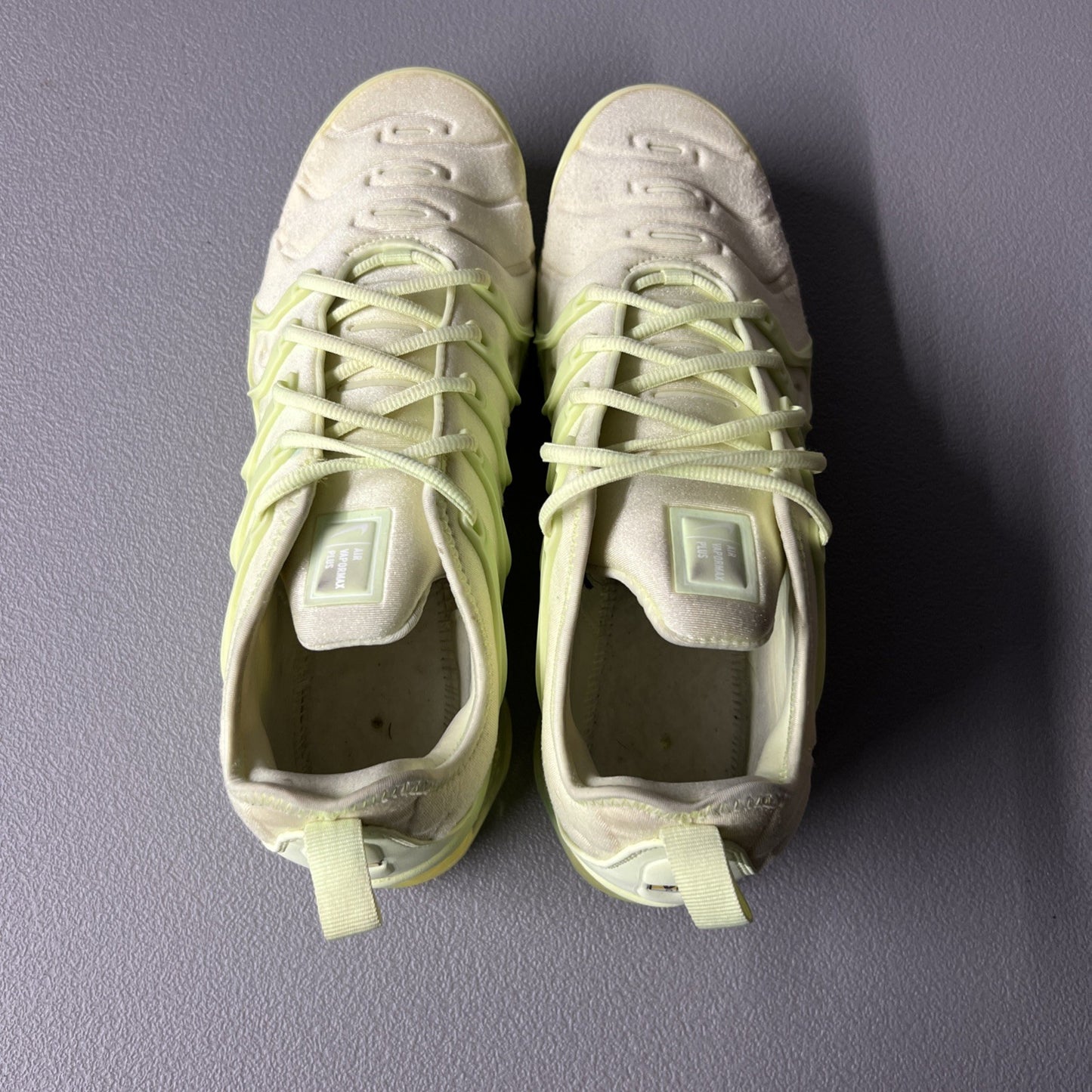 Size 12 Women’s or 10.5 Men’s- Nike Air VaporMax Plus Barely Volt