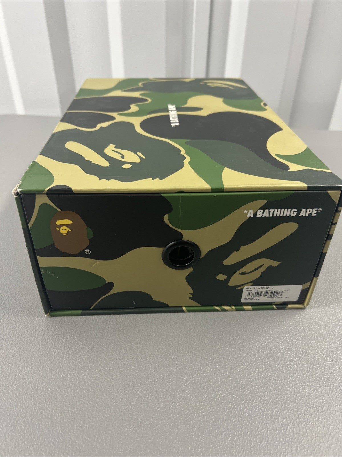 Size 10- A Bathing Ape Bape Sta ‘White Purple’ 2022