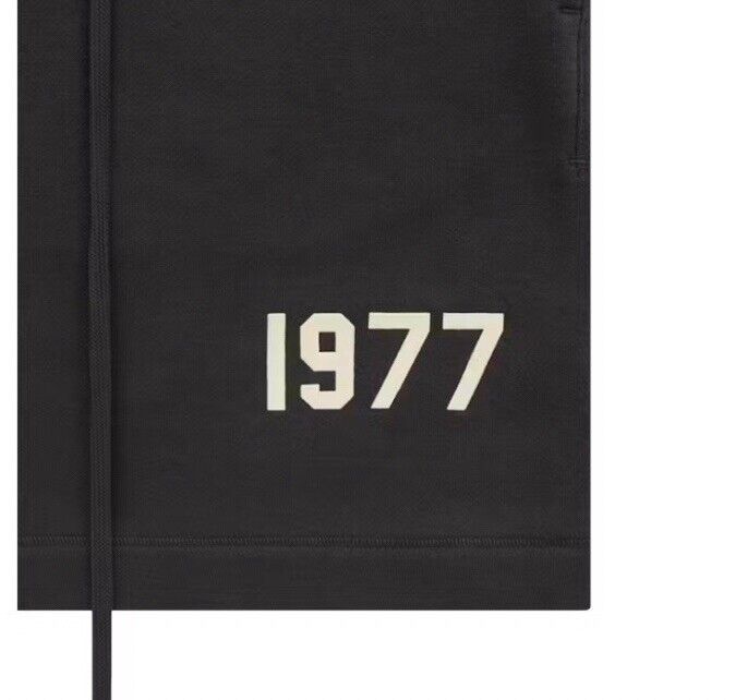 Size Medium-Fear of God Essentials 1977 Shorts (Iron)