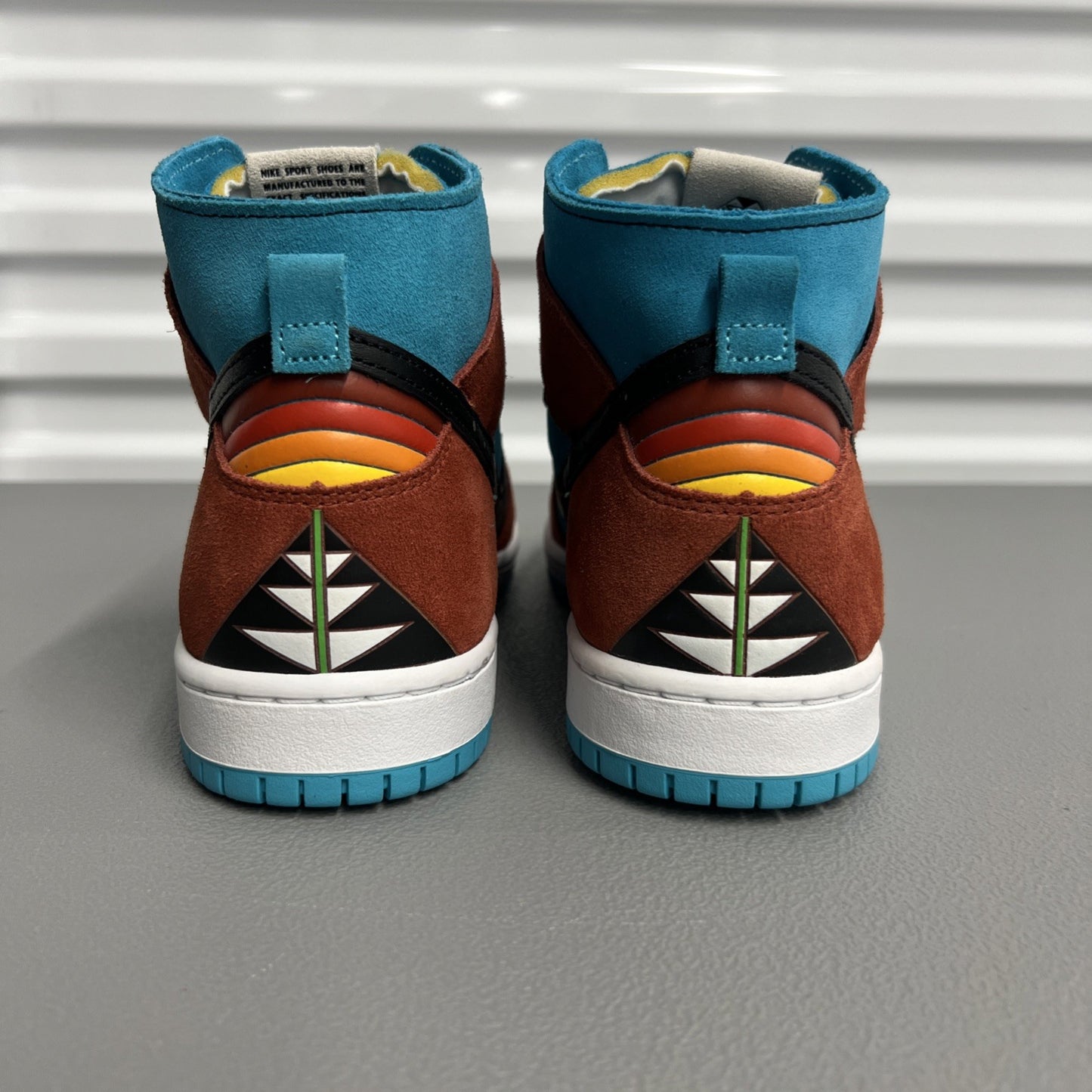 Size 10 - Nike Di’orr Greenwood x Dunk SB High Navajo Arts