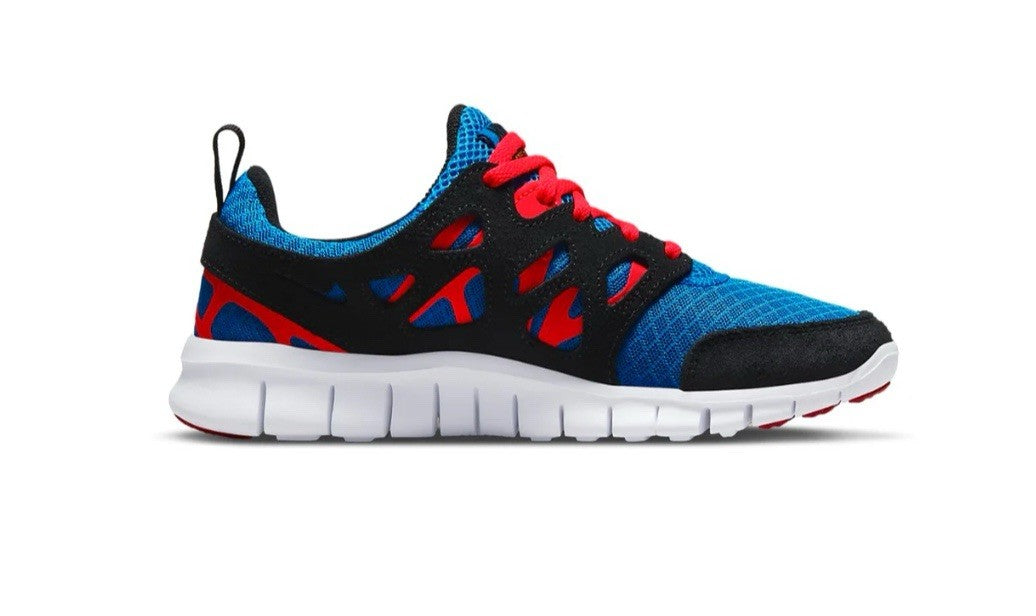Size 7Y or 8.5 Wmns- Nike Free RN 2 'Black Multicolor’