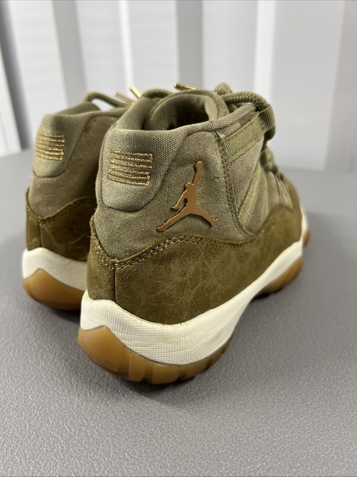 Size 8.5-Jordan 11 Retro ‘Olive Lux’ Women’s