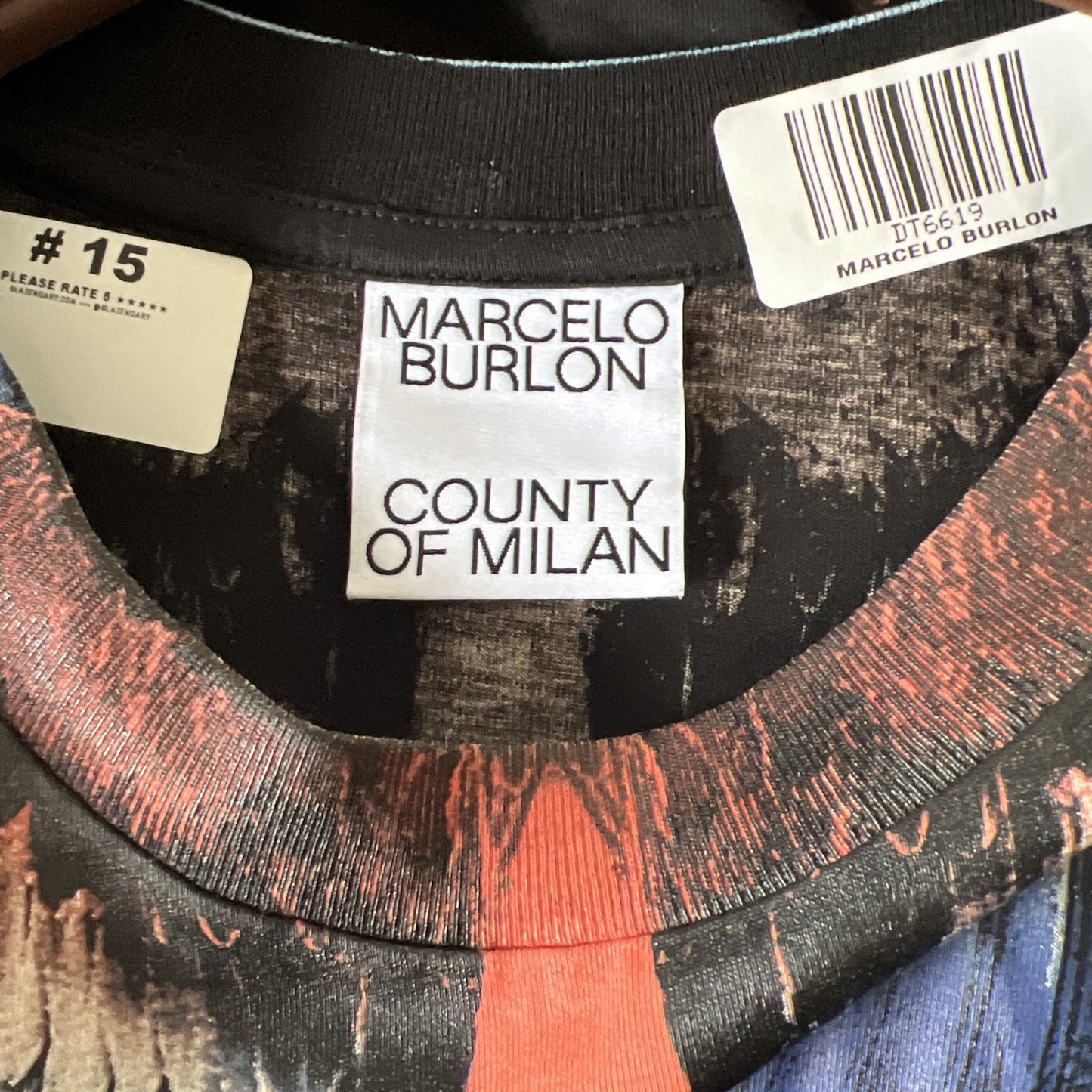 Size Large- Marcelo Burlon County Of Milan Wings T- Shirt - 100% Authentic