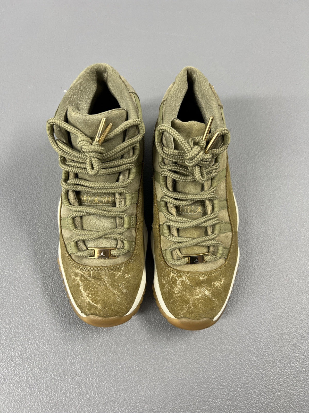 Size 8.5-Jordan 11 Retro ‘Olive Lux’ Women’s