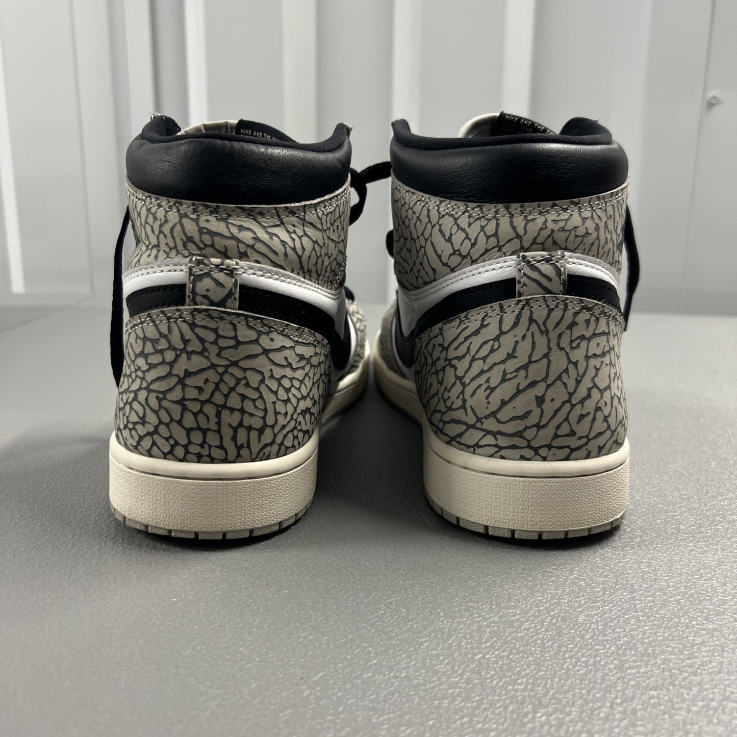 Size 12 - Air Jordan 1 Retro OG High White Cement