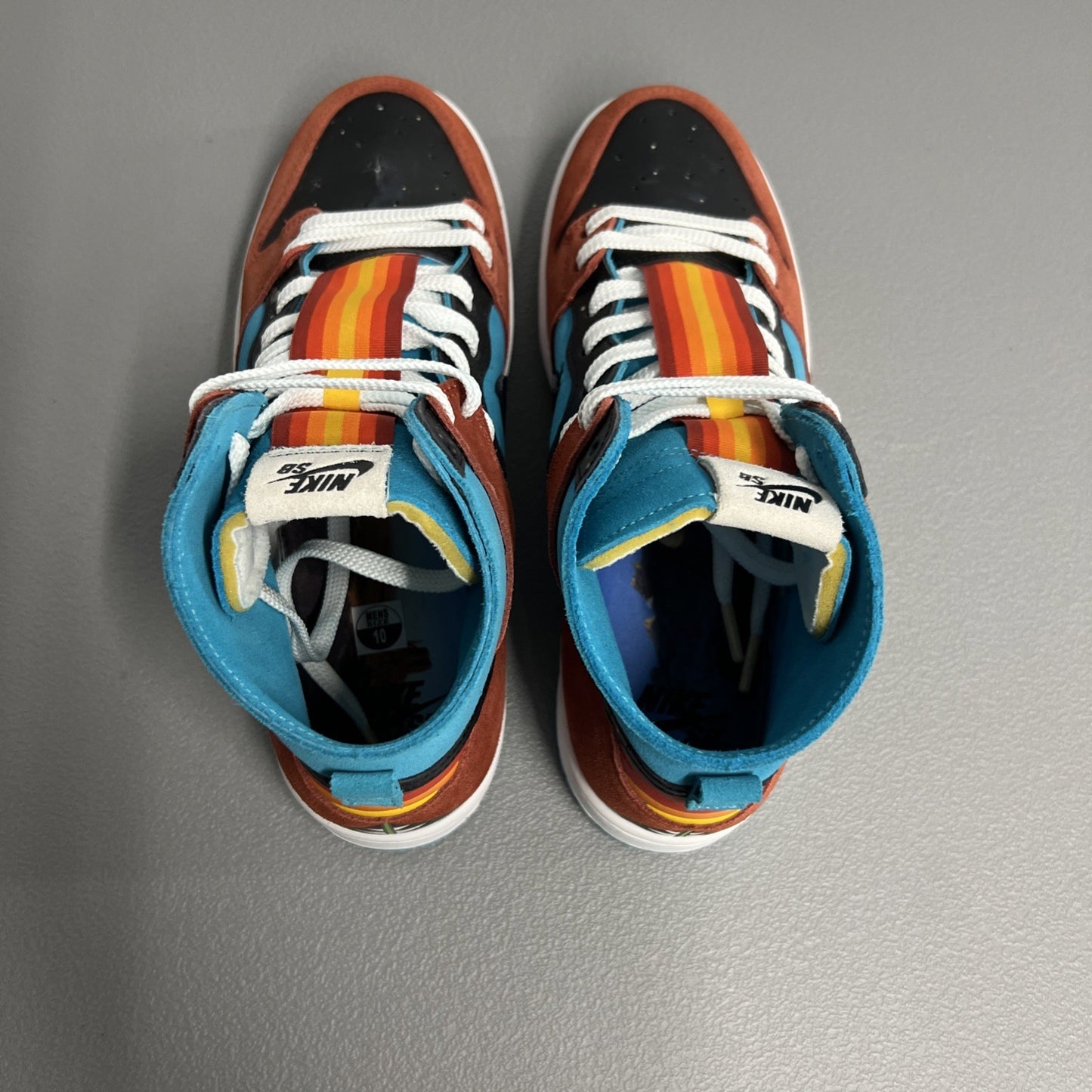 Size 10 - Nike Di’orr Greenwood x Dunk SB High Navajo Arts