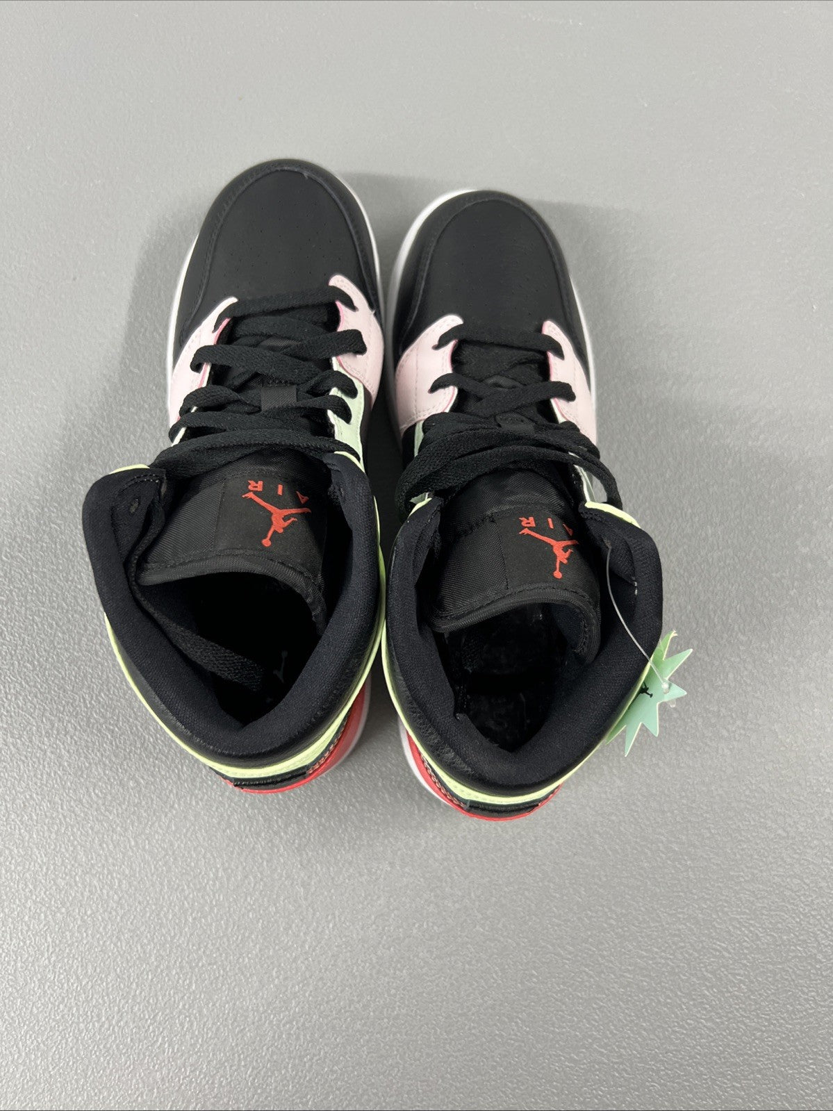 Size 7Y or 8.5 Wmns- Jordan 1 Mid Glow-In-The-Dark (GS)