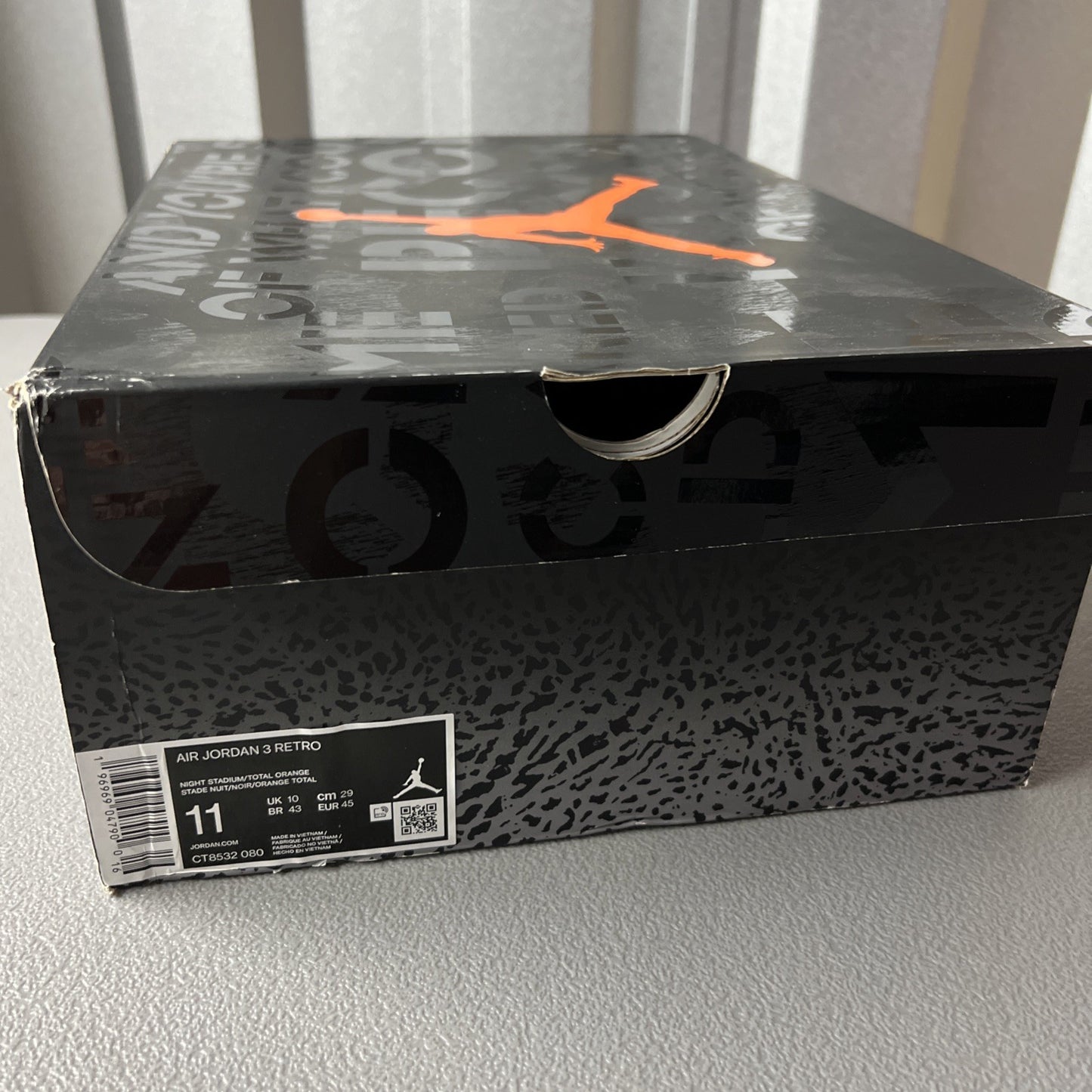 Size 11 - Jordan 3 Retro 2023 Mid ‘Fear Pack’