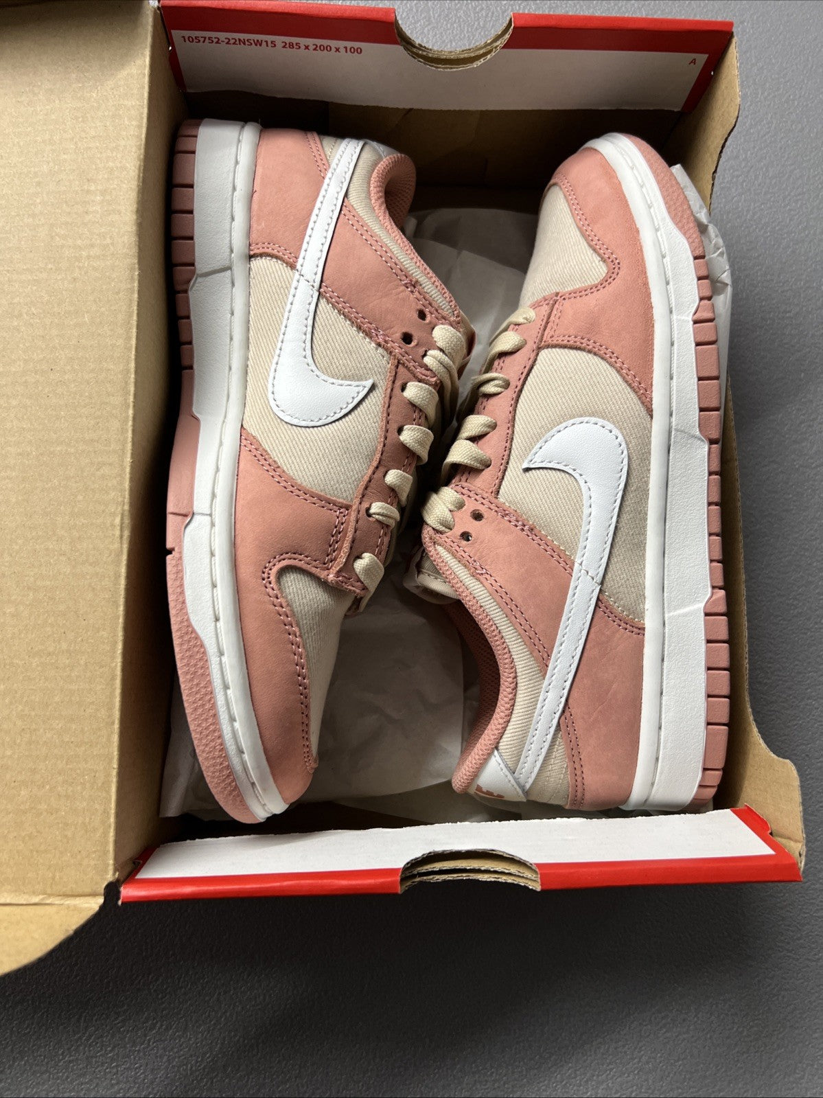 Size 6 Men’s or 7.5 Wmns- Nike Dunk Low Premium 'Red Stardust'