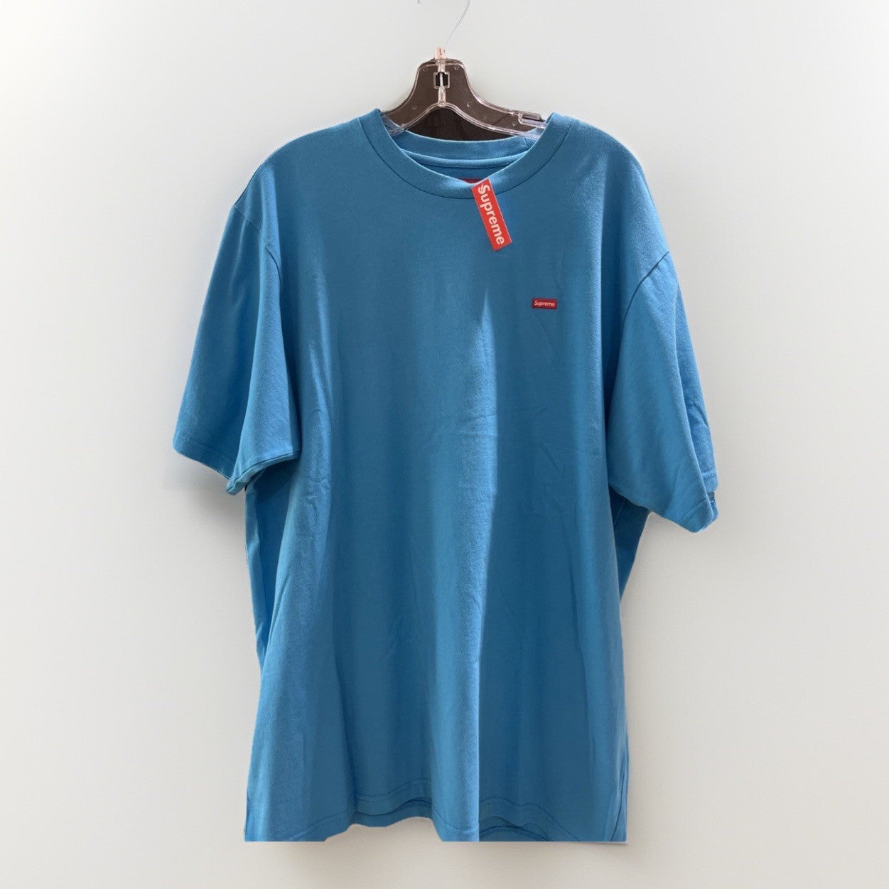 Size Large-SUPREME- Small Box Logo T-Shirt Blue