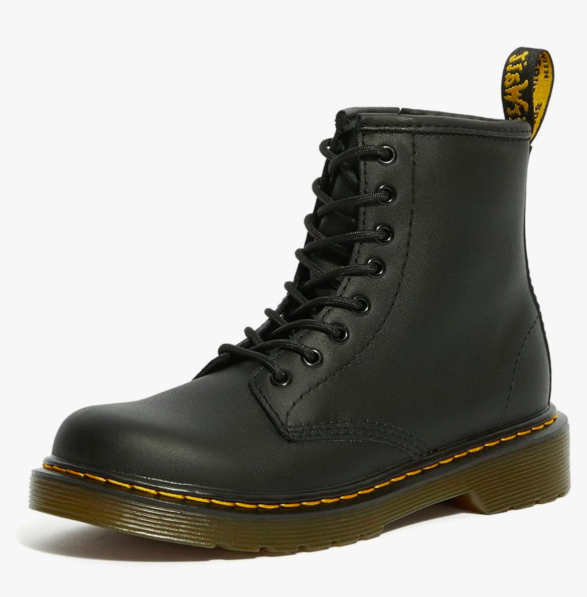 Size 7 Childs-Dr. Martens Airwair -1460 T Softy T Leather Lace Up Boots