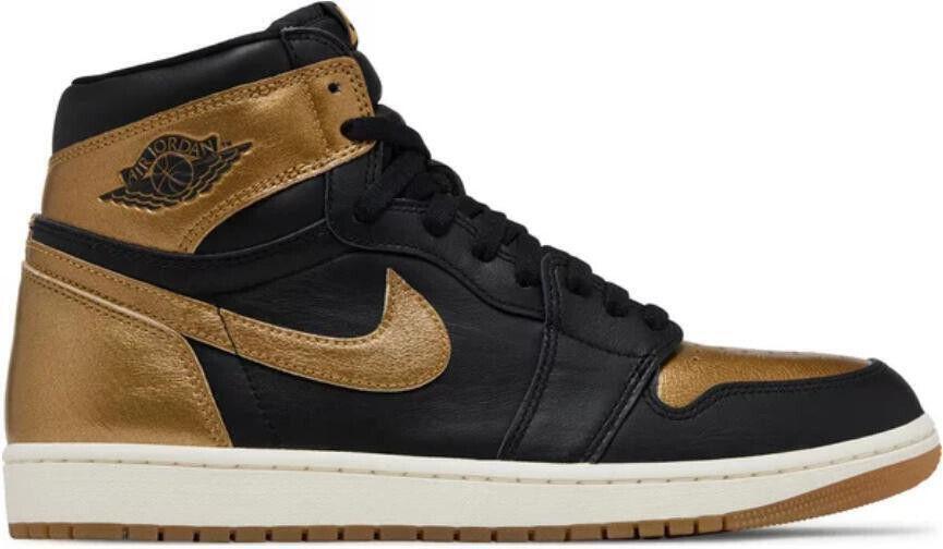 Size 11 - Air Jordan 1 Retro OG High Black Gold