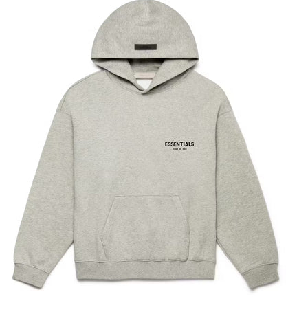 Size XS-Fear of God Essentials Hoodie Dark Oatmeal