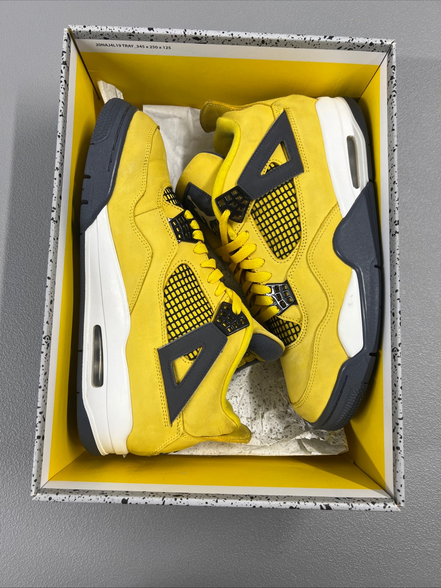 Size 10.5 - Jordan 4 Retro Mid Lightning