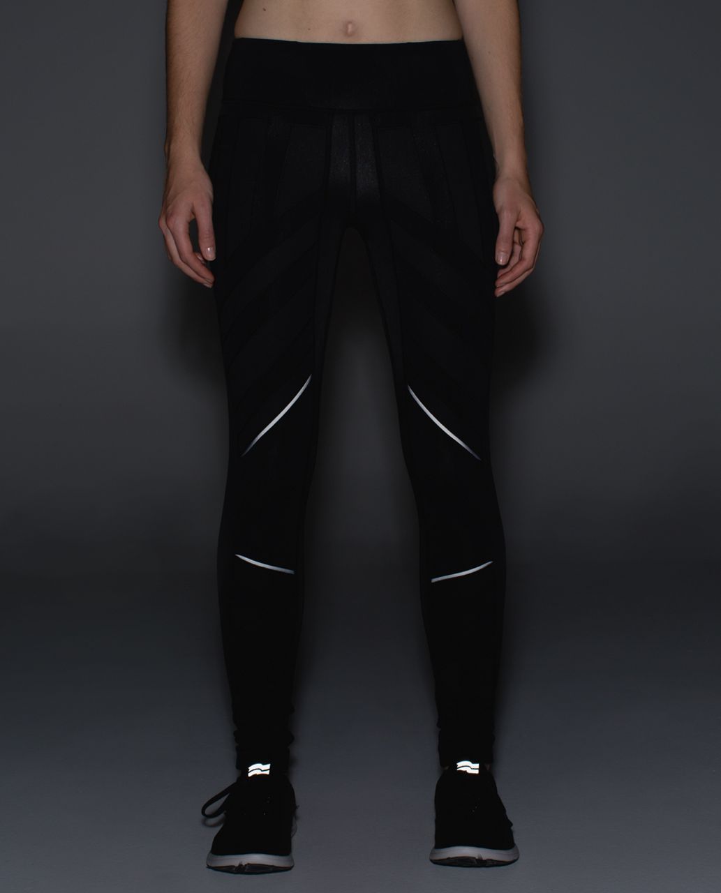Size 8-Lululemon Black Flurry Fighter leggings
