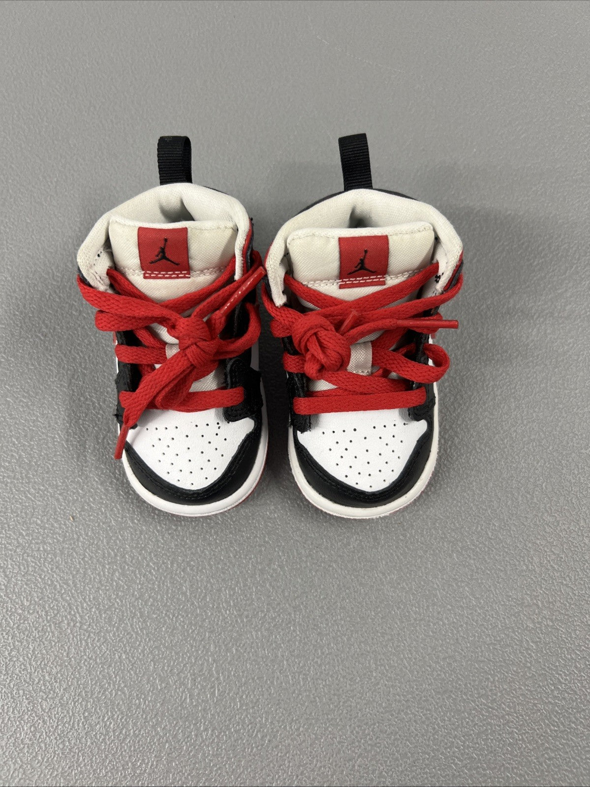 Size 4C-Air Jordan (TD) Air Jordan 1 Mid 'White Very Berry' 640735-016