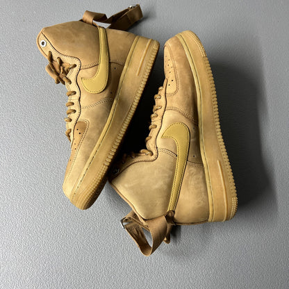 Size 8.5 Men’s or 10 Wmns- Nike Air Force 1 High ‘Flax’