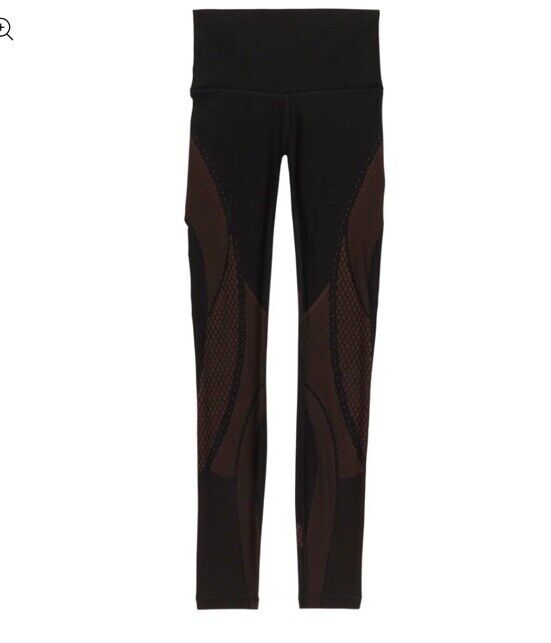 Lululemon Mapped Out High-Rise Tight 28" Black / Ancient Copper Size 4