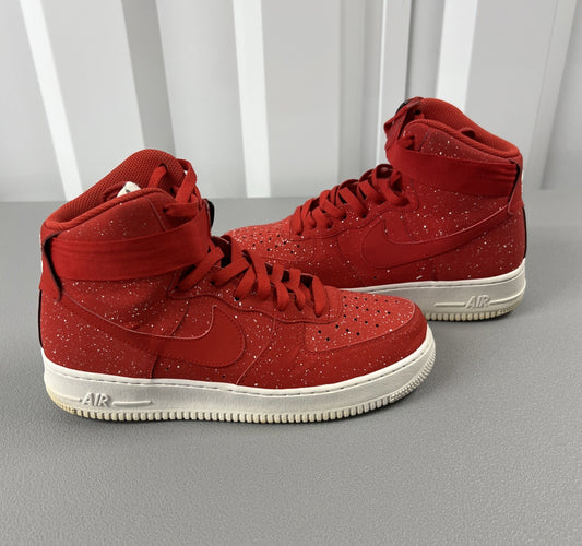 Size 9- Nike Air Force 1 High '07 'Gym Red' Men’s
