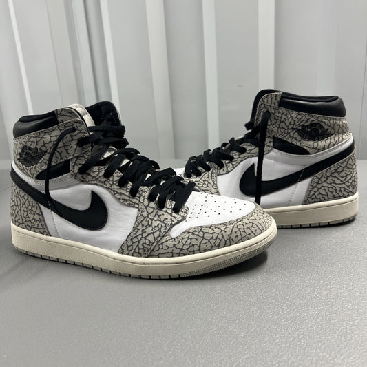 Size 12 - Air Jordan 1 Retro OG High White Cement