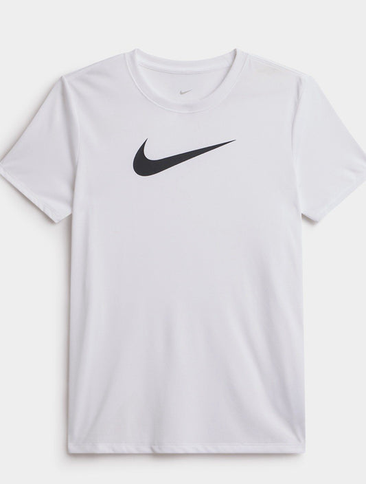 Size Large- Nike Womens Dri-Fit Graphic White Tee