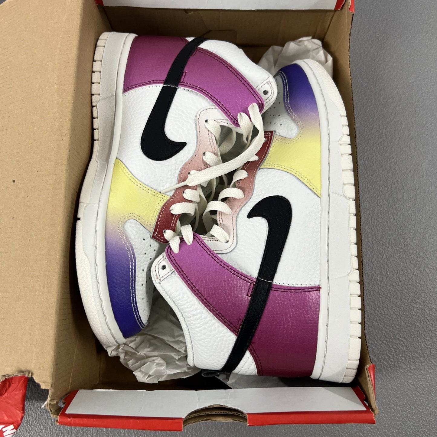 Size 7.5 - Nike Dunk High Multi-Color Gradient (Wmns)
