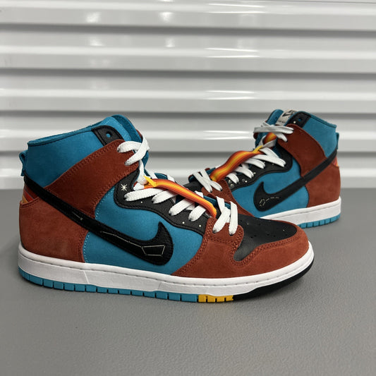 Size 10 - Nike Di’orr Greenwood x Dunk SB High Navajo Arts