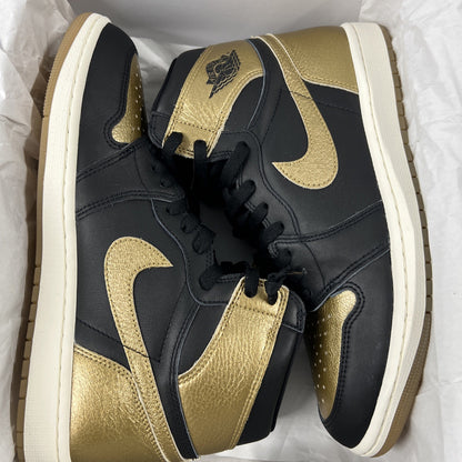 Size 11 - Air Jordan 1 Retro OG High Black Gold