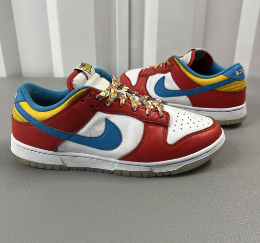 Size 8.5 - Nike Dunk Low QS LeBron James Fruity Pebbles